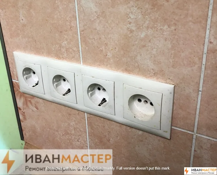 Штробление бетонных стен под электрику в квартире