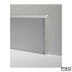 Заглушки для плинтуса Profilpas серия 95, алюминиевые левая+правая