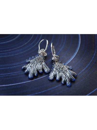 Серьги-крылья "Дитя звёздного моря", волшебное украшение-талисман