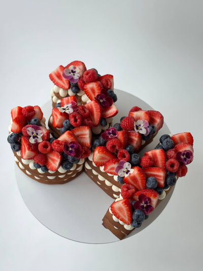 Торт медовые цифры