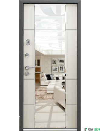 Dver Vhodnaya Alyaska S Zerkalom Venge