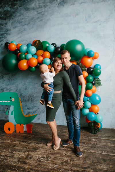 Оформление детского годовасия в стиле "Дино" "№ 1461