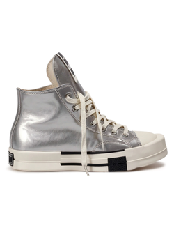 Rick Owens x Converse TURBODRK Chuck 70 High Silver Lacquer
