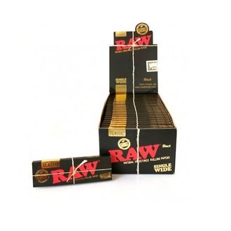 Бумажки RAW Black Single Wide Classic