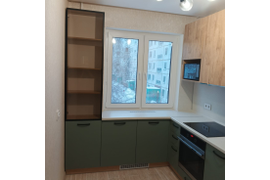 Кухня зеленая