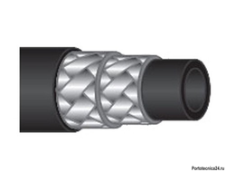 Рукав - шланг ВД двухоплёточный, (EU) 2SN-06, 400bar (цена за 1метр)