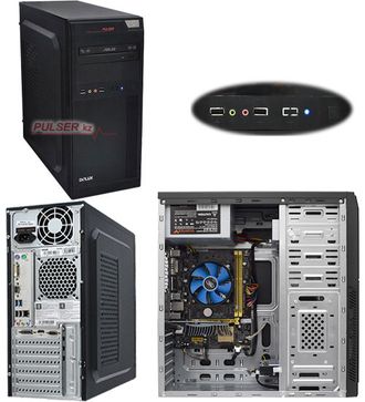 i5-4590 3.3 GHz MB ASUS H81M-K RAM 4 GB 1600 MHz HDD 1000 GB GT710 1 GB DVD Case ATX 400W