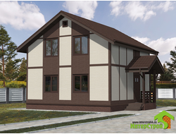 Каркасный дом КД-7.7-108/5