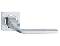 Дверная ручка V12L Матовый хром