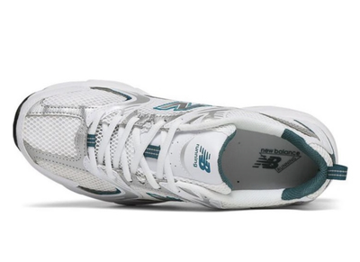 New Balance 530 White Silver Green