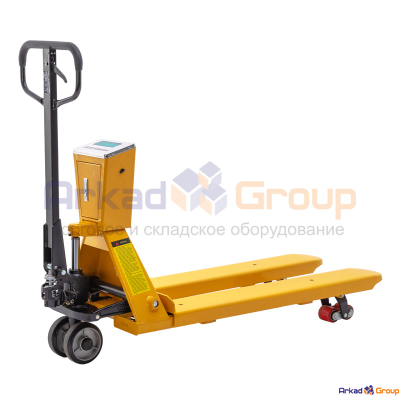 Гидравлическая тележка (рохля) с весами SBC 2500 (г/п 2,5 т, 550x1150 мм) SMART BASIC