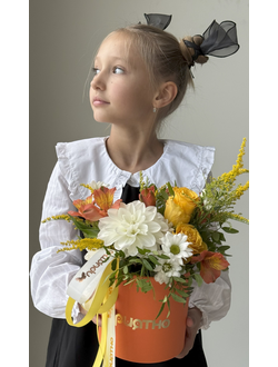 Цветочная композиция учителю / воспитателю № 802