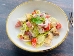 Салат сливочный с цыпленком