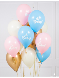 Связка"Oh baby!" Gender party 15шт