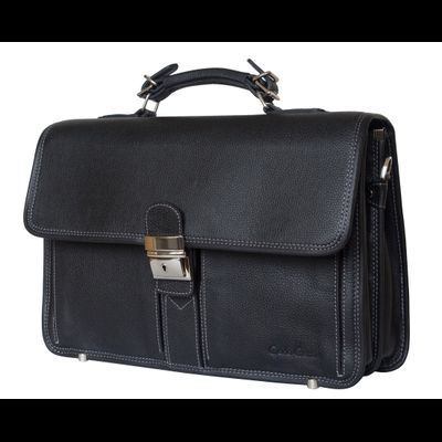 Кожаный портфель Feudo black (арт. 2014-01)