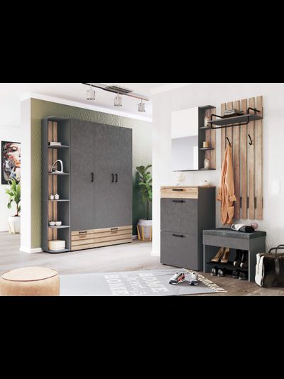 Угловой набор мебели для прихожей Денвер 401 190