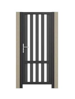 Клитка Alutech с заполнением из алюминиевых экструдированных профилей. 1000х2000мм (ШхВ)