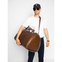 Портплед + дорожная сумка (2 в 1) Palermo Premium 
brown (арт. 4038-63)