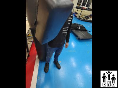 Макивара на руку, натуральная кожа, толщина кожи свыше 2,0 мм DNN