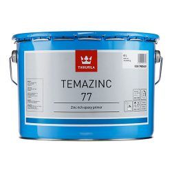 ТЕМАЦИНК 77 (TEMAZINC 77)-Двухкомпонентная, эпоксидная цинкнаполненная краска с отвердителем.Обеспечивает электрохимическую защиту стали от коррозии (катодная защита). Колеруется по системе TEMASPEED.
