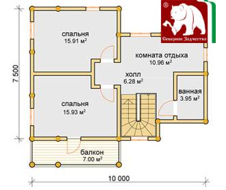 Проект 3-24, 144 кв.м., 7,5*13