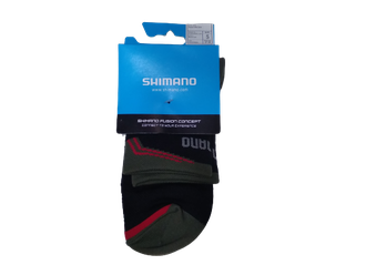 Носки Shimano Normal Ankle, S (37-39), черно-зел., ECWSCBSNS11U32