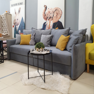 Диван МОНТИ 2 225 см темно-серый