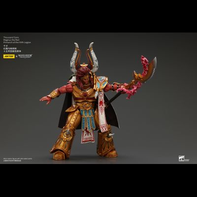 Магнус Красный, примарх Тысячи Сынов (Warhammer Horus Heresy) - КОЛЛЕКЦИОННАЯ ФИГУРКА 1/18 Thousand sons Magnus the Red Primarch of the XVth Legion (JT6175) - JOYTOY