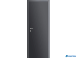 Дверь глухая пластиковая KAPELLI Multicolor ДГ Графит RAL 7021 купить в Челябинске | КВИРТЕК