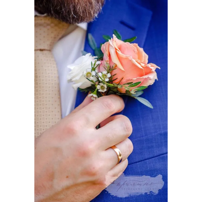 Букет невесты &amp; Бутоньерка № 1357