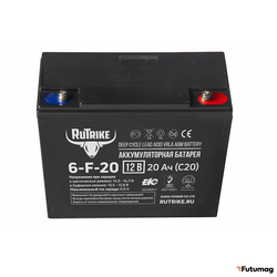 Аккумулятор RuTrike 6-F-20 (12V20A/H C20)