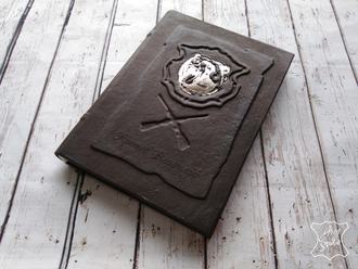 ежедневник ручной работы, подарок руководителю, подарок охотнику, ежедневник на заказ, блокнот спб