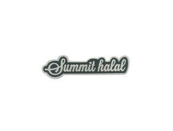 Значок "Халяль саммит" из серебра 925 пробы с эмалью