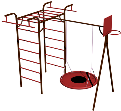 Уличный детский спортивный комплекс PLASTEP МИКРО 3 купить в Воронеже