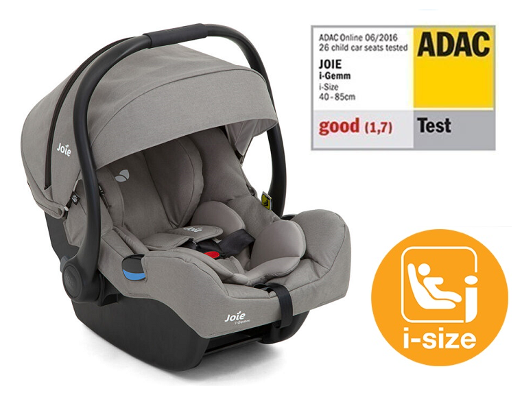 Joie i-Gemm стандарт i-Size ECE R129 идеально подходит для ребенка с рождения до 15 месяцев.