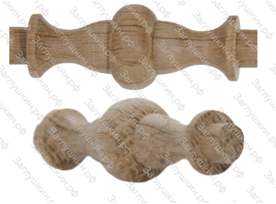 Балясина мебельная 37 мм, дуб (поштучно)