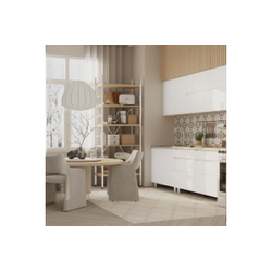 Кухонный гарнитур Симпл 2м Белый/Дуб сонома