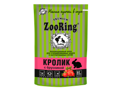 СОЧНЫЕ КУСОЧКИ В СОУСЕ ДЛЯ СТЕРИЛИЗОВАННЫХ КОШЕК Кролик с брусникой 85 г