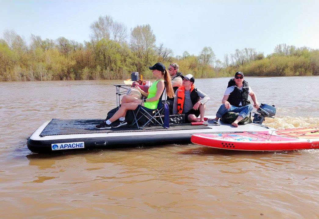 Плот APACHE для пикника на воде