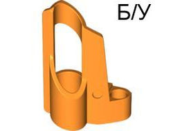 ! Б/У - Technic, Panel Fairing # 5 Small Short, Large Hole, Side A, Orange (32527 / 4157375 / 4286204) - Б/У
