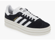 Adidas Gazelle Bold Black White (Экозамша) новые