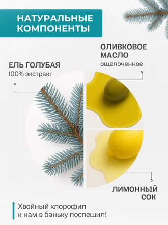 Живой шампунь голубая ель 90 гр.