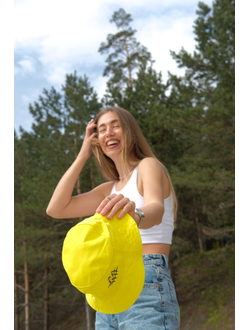 Панама взрослая желтая (мяч классический/пляжный)