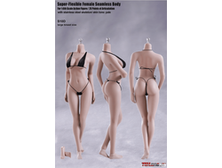 СУПЕР-ПОДВИЖНОЕ БЕСШОВНОЕ ЖЕНСКОЕ ТЕЛО (ТЕЛОИД) 1/6 S10D Super Flexible Seamless Female Body Figure - PHICEN (TBLeague)
