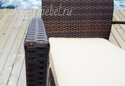 диван плетёный из искусственного ротанга VERONA