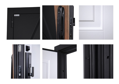 Стальная дверь   Макс 3D (Smart lock DZ 888). Заказная модель.