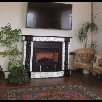 Электрокамин Ричмонд BL с очагом 3D Novara 26