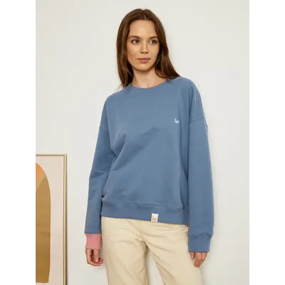 ЖЕНСКИЙ СВИТШОТ "ГОЛУБАЯ ПАСТЕЛЬ"