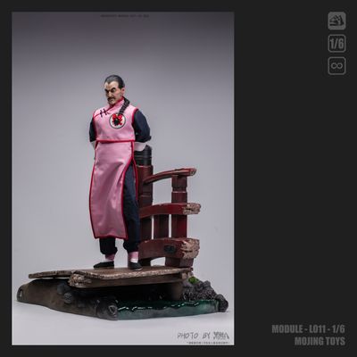 ПРЕДЗАКАЗ - Диорама &quot;Фрагмент японского моста&quot; - Коллекционная диорама 1/6 Broken Bridge Diorama Base (L011A) - mOjingToys ?ЦЕНА: 15900 РУБ.?