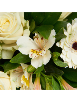 Белый букет